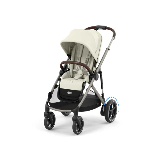 Cybex eGazelle S Sittvagn Seashell Beige i gruppen Barnvagnar  / Varumärken / Cybex / Cybex Gazelle S hos Köpbarnvagn (524000541)