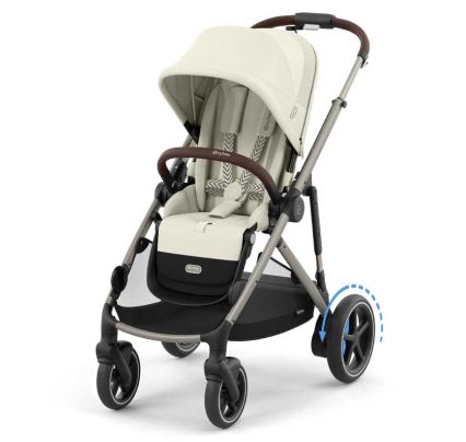 Cybex e-Gazelle S Sittvagn Seashell Beige i gruppen Barnvagnar  / Varumärken / Cybex / Cybex Gazelle S hos Köpbarnvagn (524000541)