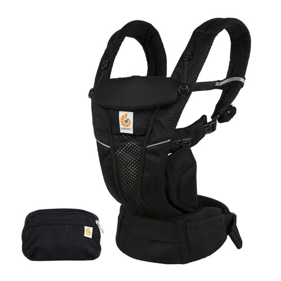 Ergobaby Bärsele Omni Breeze, Svart i gruppen Förälder / Bärselar & Bärsjalar / Bärselar hos Köpbarnvagn (BCZ360PONYX)