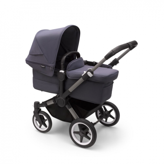 Bugaboo Donkey 5 Mono Graphite / Stormy Blue i gruppen Barnvagnar  / Varumärken / Bugaboo / Bugaboo Donkey 5 hos Köpbarnvagn (BUBO100000003)