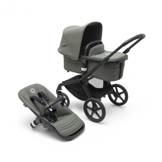 Bugaboo Fox 5 Black/Forest Green i gruppen Barnvagnar  / Varumärken / Bugaboo / Bugaboo Fox 5 hos Köpbarnvagn (BUBO100051031)