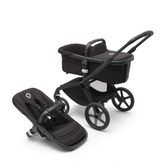 Bugaboo Fox 5 Bas Black/Midnight Black i gruppen Barnvagnar  / Varumärken / Bugaboo / Bugaboo Fox 5 hos Köpbarnvagn (BUBO100052001)