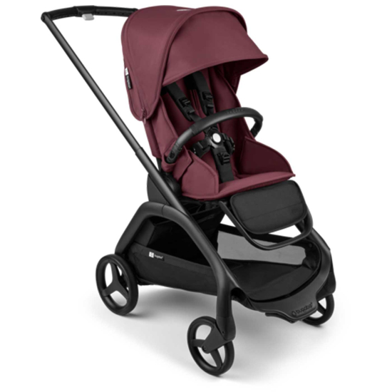 Bugaboo Dragonfly Black/Dark Cherry i gruppen Barnvagnar  / Varumärken / Bugaboo / Bugaboo Dragonfly hos Köpbarnvagn (BUBO100176081)