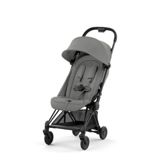 Cybex Coya Resesulky Matt Black/Mirage Grey i gruppen Barnvagnar  / Barnvagnstyp / Resevagnar hos Köpbarnvagn (CYBE522004325)