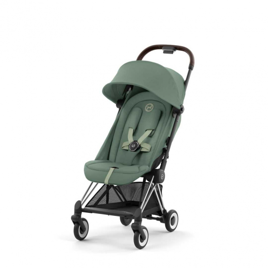 Cybex Coya Resesulky Chrome Brown/Leaf Green i gruppen Barnvagnar  / Barnvagnstyp / Resevagnar hos Köpbarnvagn (CYBE522004425)