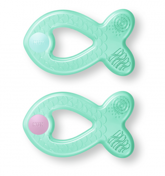 NUK Extra Cool Teether Fish  i gruppen Leksaker / Babylek 0-1 år / Bitleksaker hos Köpbarnvagn (NUK4008600271482)