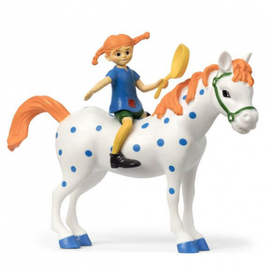 Pippi Långstrump Figurset Pippi och Lilla Gubben i gruppen Leksaker / Leksaker från 3 år hos Köpbarnvagn (PILA44-3795-00)