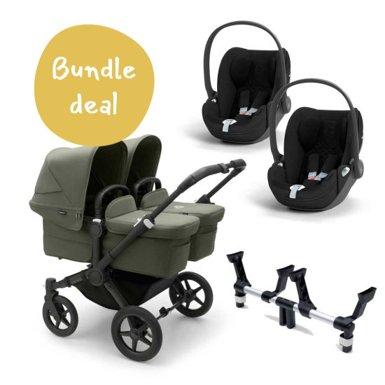 Bugaboo Donkey 5 Twin Inkl. Cybex Cloud T i gruppen Barnvagnar  / Varumärken / Bugaboo / Bugaboo Donkey 5 hos Köpbarnvagn (SET-Bdonkey21)