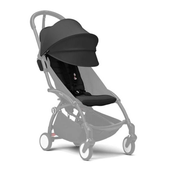 Stokke YOYO3 Färgklädsel 6+ Svart i gruppen Barnvagnar  / Barnvagnstyp / Resevagnar hos Köpbarnvagn (STOK646403)