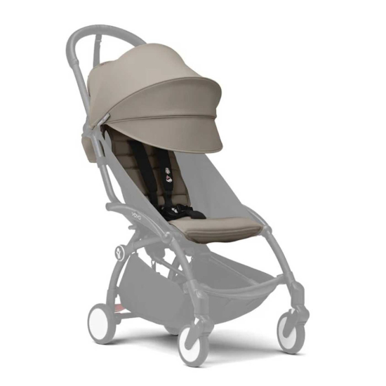 Stokke YOYO3 Färgklädsel 6+ Taupe i gruppen Barnvagnar  / Barnvagnstyp / Resevagnar hos Köpbarnvagn (STOK646404)