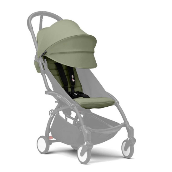 Stokke YOYO3 Färgklädsel 6+ Olive i gruppen Barnvagnar  / Barnvagnstyp / Resevagnar hos Köpbarnvagn (STOK646411)