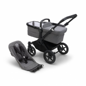 Bugaboo Donkey 5 Bas Black/Grey Melange