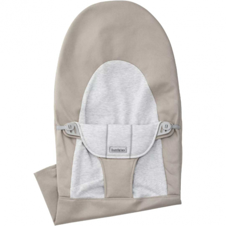 Babybjörn Tygsits Babysitter Balance Vävd Jersey Soft Beige/Grå