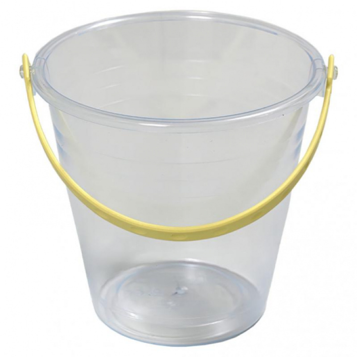 Plasto Hink 14 cm Transparent i gruppen Leksaker / Leksaker från 3 år / Utelek / Sand- & strandleksaker hos Köpbarnvagn (145007)