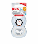 NUK Nappar 2-pack Space 0-6 mån Blå/Vit