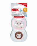 NUK Nappar 2-pack Space 0-6 mån Rosa/Vit