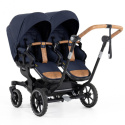 Emmaljunga 2024 NXT Twin 735 Flat Sittvagn Outdoor Navy