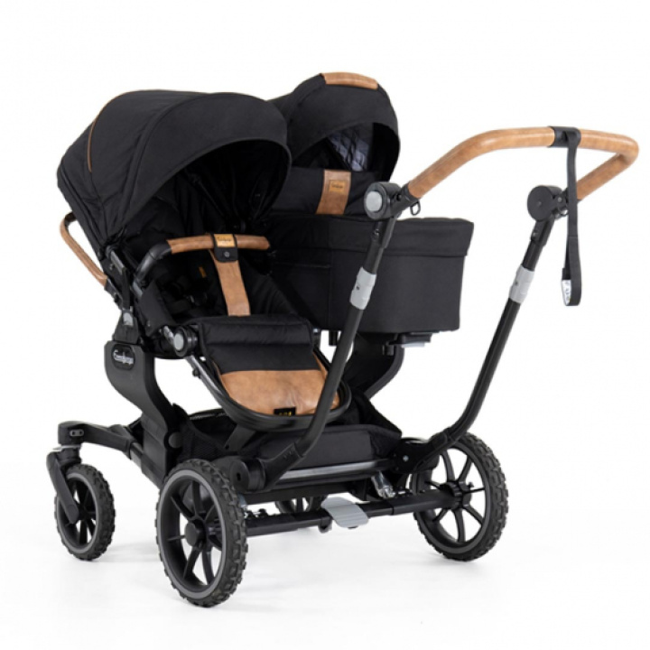 Emmaljunga NXT Twin 735 Syskonvagn Outdoor Black