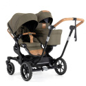 Emmaljunga 2024 NXT Twin 735 Ergo Syskonvagn Outdoor Olive