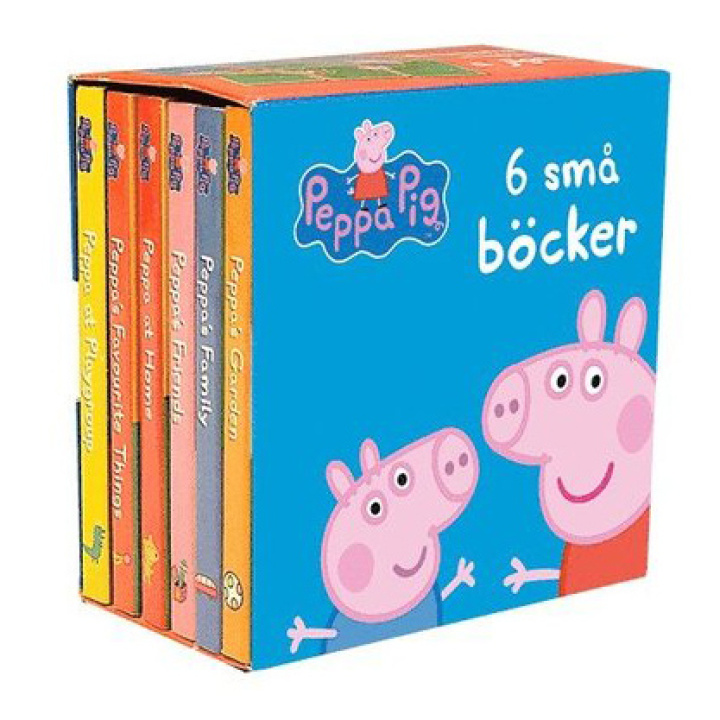 Greta Gris: 6 Små Böcker i gruppen Leksaker / Leksaker från 1 år / Böcker / Läsböcker hos Köpbarnvagn (9789177832799)