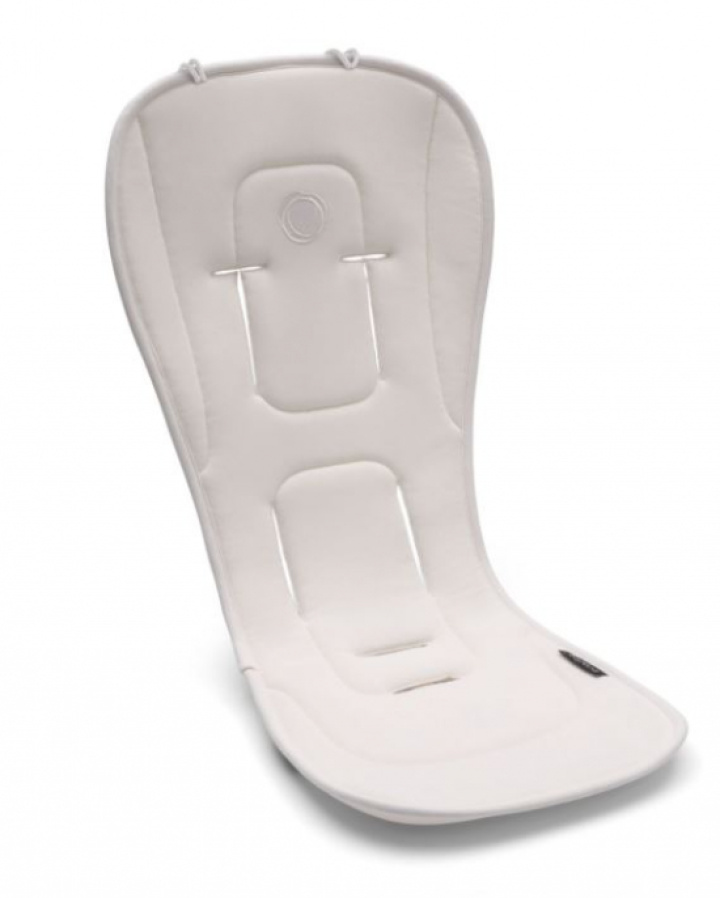 Bugaboo Dual Comfort Sittdyna Fresh White i gruppen Barnvagnar / Tillbehör / Barnvagnsdynor hos Köpbarnvagn (BUBO100038010)