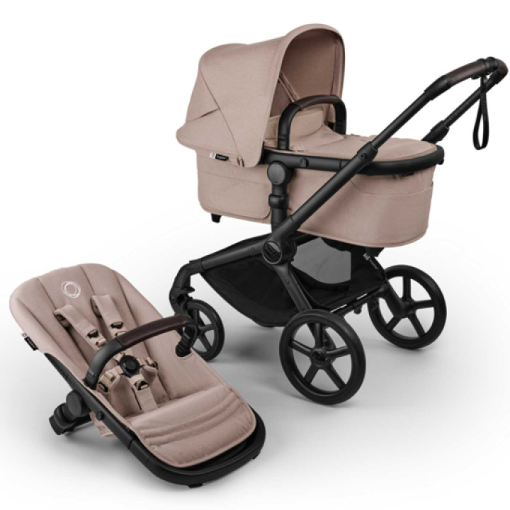 Bugaboo Fox 5 Renew Black/Desert Taupe Melange i gruppen Barnvagnar / Varumärken / Bugaboo / Bugaboo Fox 5 hos Köpbarnvagn (BUBO100051124)