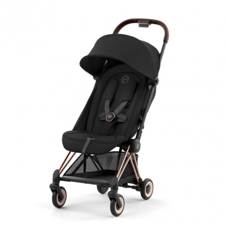 Cybex Coya Resesulky Rosé Gold/Sepia Black i gruppen Barnvagnar / Barnvagnstyp / Resevagnar hos Köpbarnvagn (CYBE522004245)