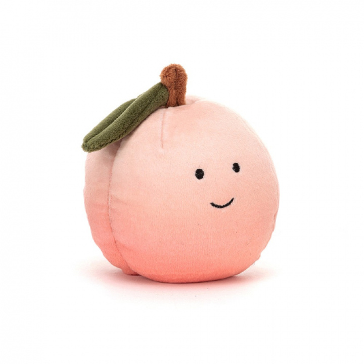 Jellycat Gosedjur Fabulous Fruit Persika i gruppen Leksaker / Babylek 0-1 år / Nallar & mjuka djur hos Köpbarnvagn (FABF6PEACH)