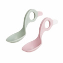 I Can Spoon 2-pack - Multigreppsked Ljusrosa/Mint