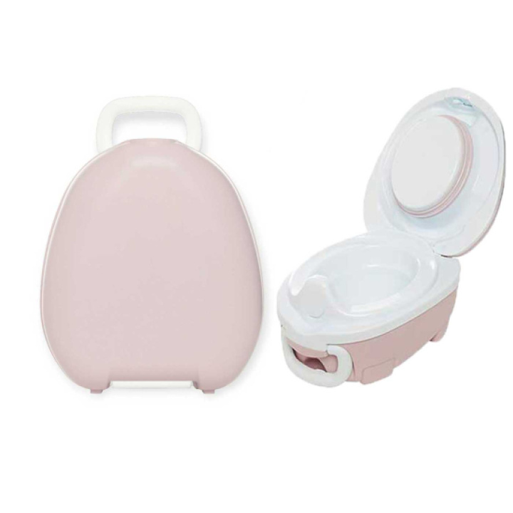 My Carry Potty Bärbar Potta Pastellrosa i gruppen Babytillbehör / Omvårdnad & Hygien / Pottor & toasitsar hos Köpbarnvagn (MCP032)