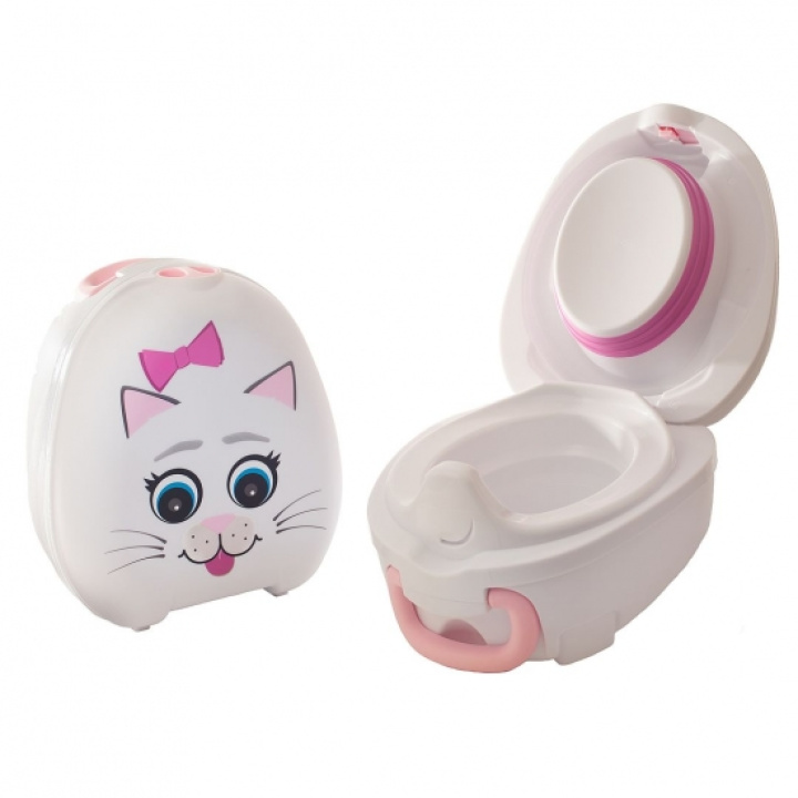 My Carry Potty Bärbar Potta Katt i gruppen Babytillbehör / Omvårdnad & Hygien / Pottor & toasitsar hos Köpbarnvagn (MCPOMCP015)