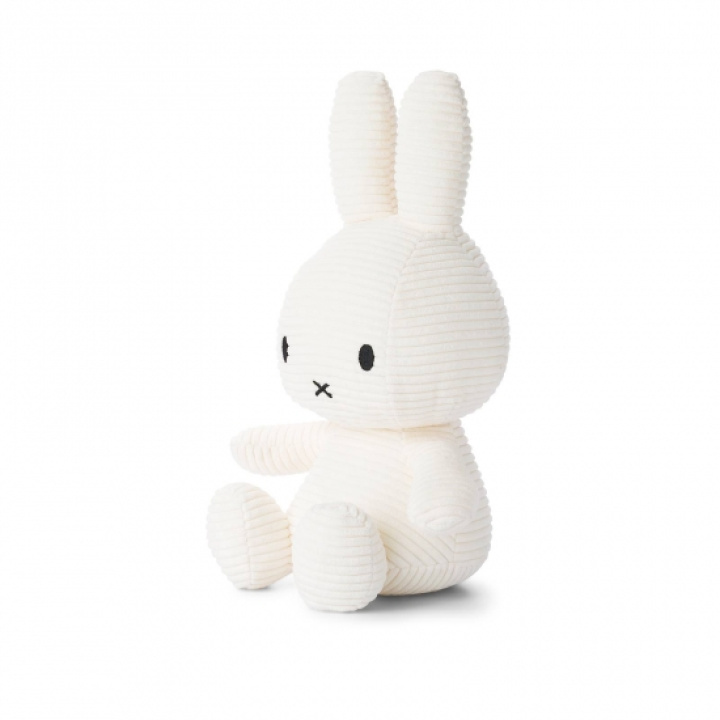 Miffy Gosedjur Corduroy 33 cm Vit i gruppen Leksaker / Leksaker från 2 år / Nallar & mjuka djur hos Köpbarnvagn (MY201)