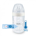 NUK Nature Sense Nappflaska 0-18 mån 260 ml Vit