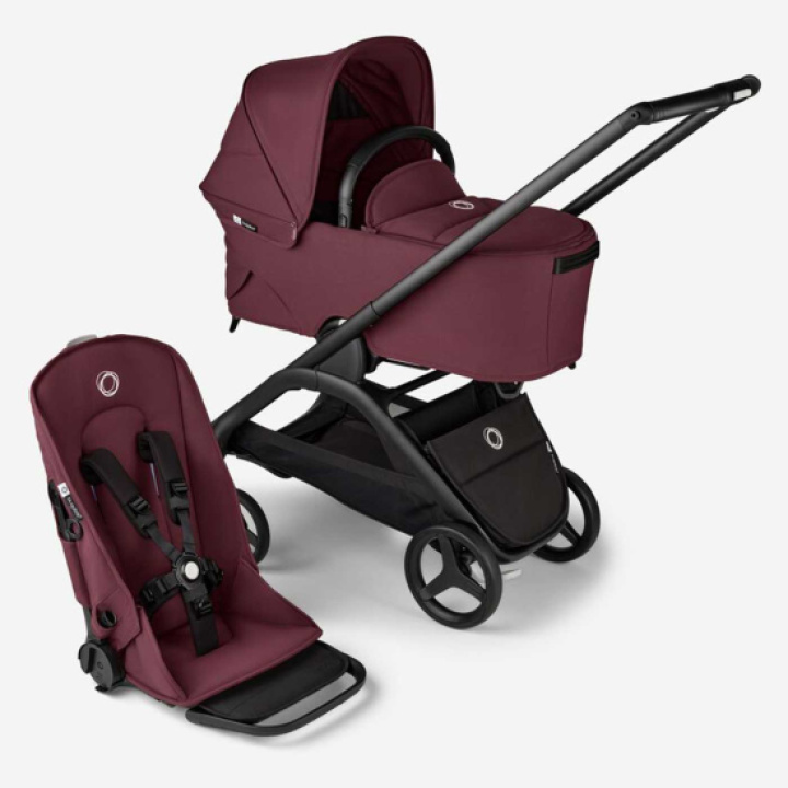 Bugaboo Dragonfly Duovagn Dark Cherry i gruppen Barnvagnar / Varumärken / Bugaboo / Bugaboo Dragonfly hos Köpbarnvagn (PKT-dfmb16)