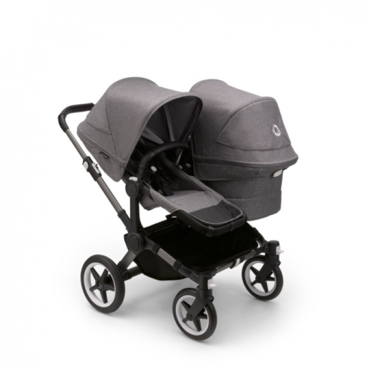 Bugaboo Donkey 5 Duo Graphite/Grey Melange i gruppen Barnvagnar / Varumärken / Bugaboo / Bugaboo Donkey 5 hos Köpbarnvagn (PKTbdonkey2)