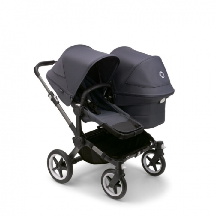 Bugaboo Donkey 5 Duo Graphite/Stormy Blue i gruppen Barnvagnar / Varumärken / Bugaboo / Bugaboo Donkey 5 hos Köpbarnvagn (PKTbdonkey4)