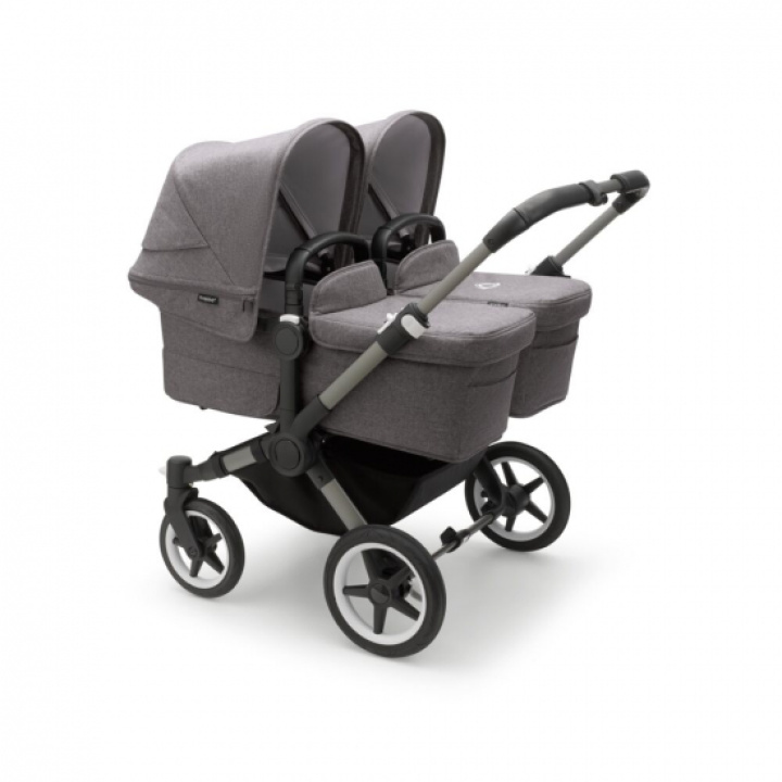 Bugaboo Donkey 5 Twin Graphite/Grey Melange i gruppen Barnvagnar / Varumärken / Bugaboo / Bugaboo Donkey 5 hos Köpbarnvagn (PKTbdonkey6)