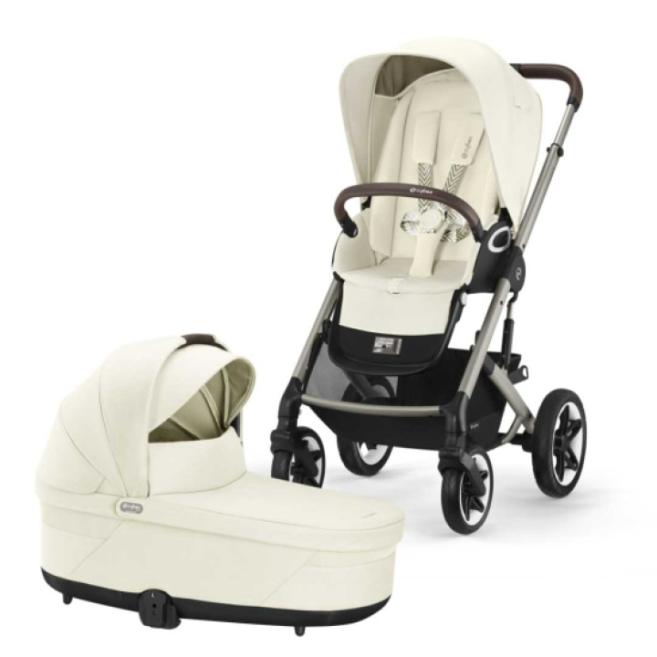 Cybex Talos S Lux Duovagn, Seashell Beige i gruppen Barnvagnar / Varumärken / Cybex / Cybex Talos S Lux hos Köpbarnvagn (Pktcytal5)