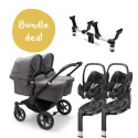 Bugaboo Donkey 5 Twin Inkl. Maxi-Cosi Pebble