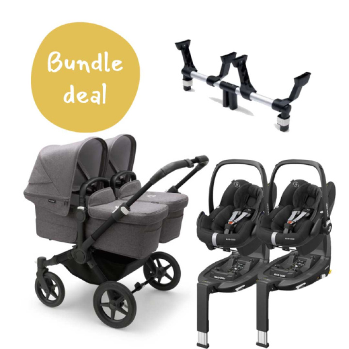 Bugaboo Donkey 5 Twin Inkl. Maxi-Cosi Pebble i gruppen Barnvagnar / Varumärken / Bugaboo / Bugaboo Donkey 5 hos Köpbarnvagn (SET-Bdonkey10)