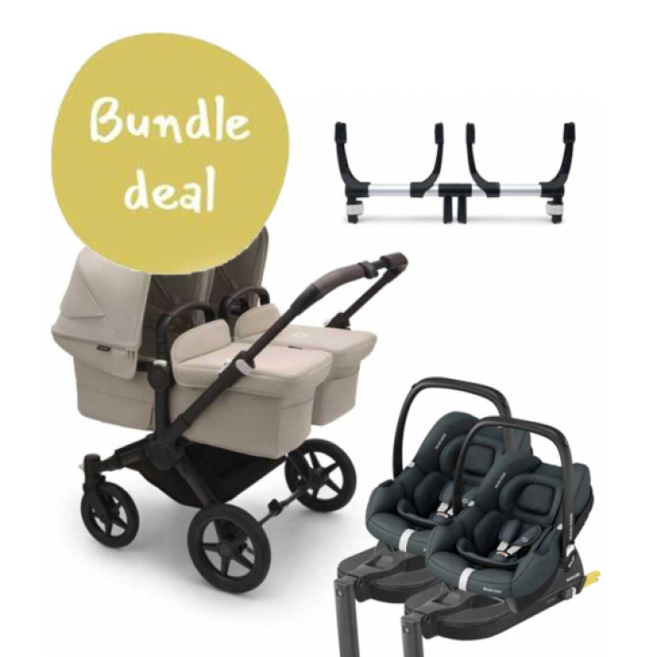 Bugaboo Donkey 5 Twin & Maxi-Cosi Cabriofix i gruppen Barnvagnar / Varumärken / Bugaboo / Bugaboo Donkey 5 hos Köpbarnvagn (SET-Bdonkey13)