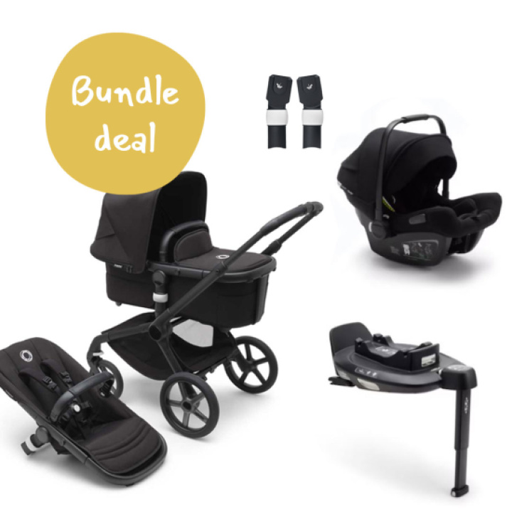 Bugaboo Fox 5 Paket Turtle Air By Nuna och Bas i gruppen Barnvagnar / Varumärken / Bugaboo / Bugaboo Fox 5 hos Köpbarnvagn (SET-FOX5TRTL5)