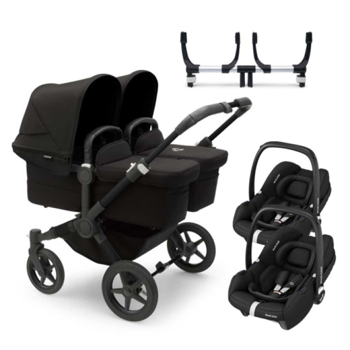 Bugaboo Donkey 5 Twin + Maxi-Cosi Cabriofix i-Size i gruppen Barnvagnar / Varumärken / Bugaboo / Bugaboo Donkey 5 hos Köpbarnvagn (SET-bdonkey20)