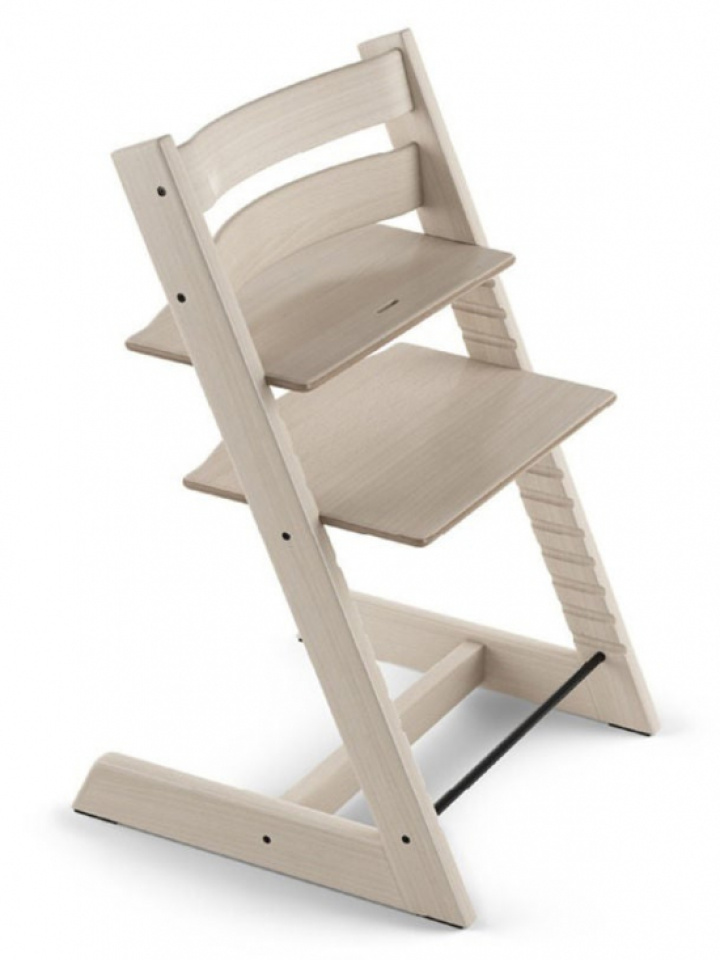 Stokke Tripp Trapp Matstol Whitewash i gruppen Babytillbehör / Äta & dricka / Matstolar & dynor / STOKKE Tripp Trapp hos Köpbarnvagn (STOK100105)