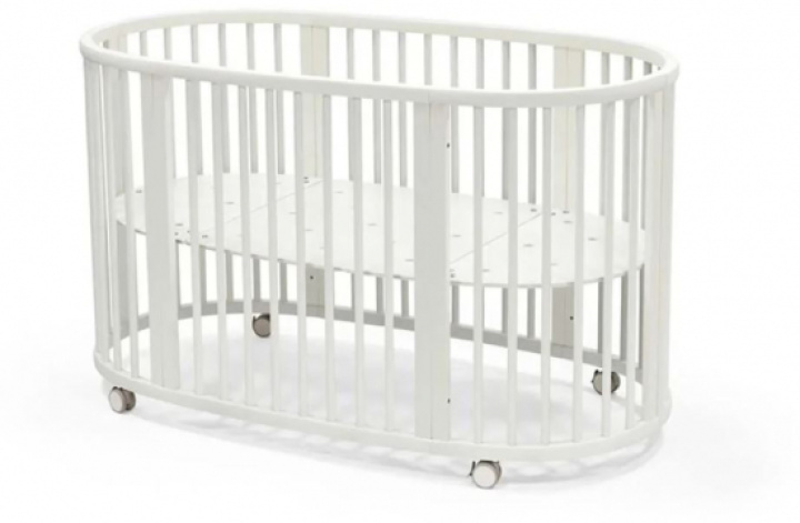 Stokke Sleepi Spjälsäng V3 Vit i gruppen Barnrum / Spjälsängar & Vaggor / Spjälsängar hos Köpbarnvagn (STOK591402)