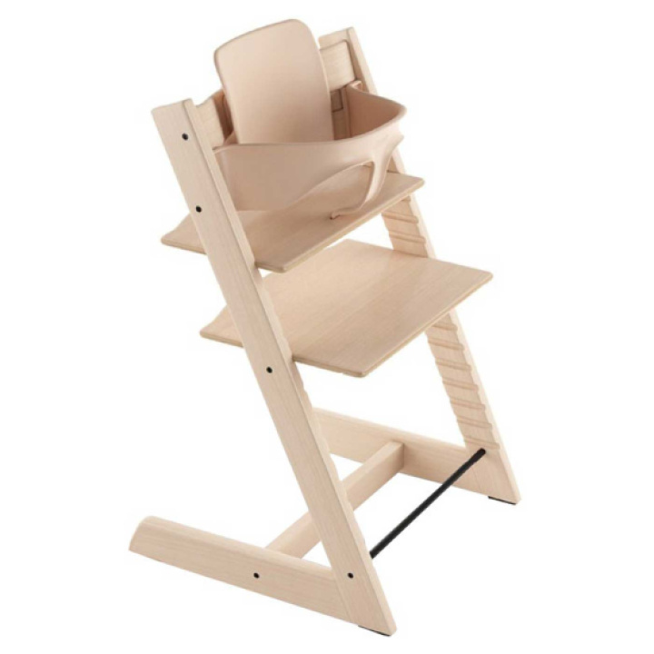 Stokke Tripp Trapp stol + Bygel Natural i gruppen Babytillbehör / Äta & dricka / Matstolar & dynor / STOKKE Tripp Trapp hos Köpbarnvagn (STOK684500)