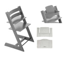 Stokke Tripp Trapp stol + Bygel + dyna Storm Grey