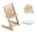 Stokke Tripp Trapp stol + Bygel + Bricka Natural