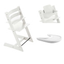 Stokke Tripp Trapp stol + Bygel + Bricka White