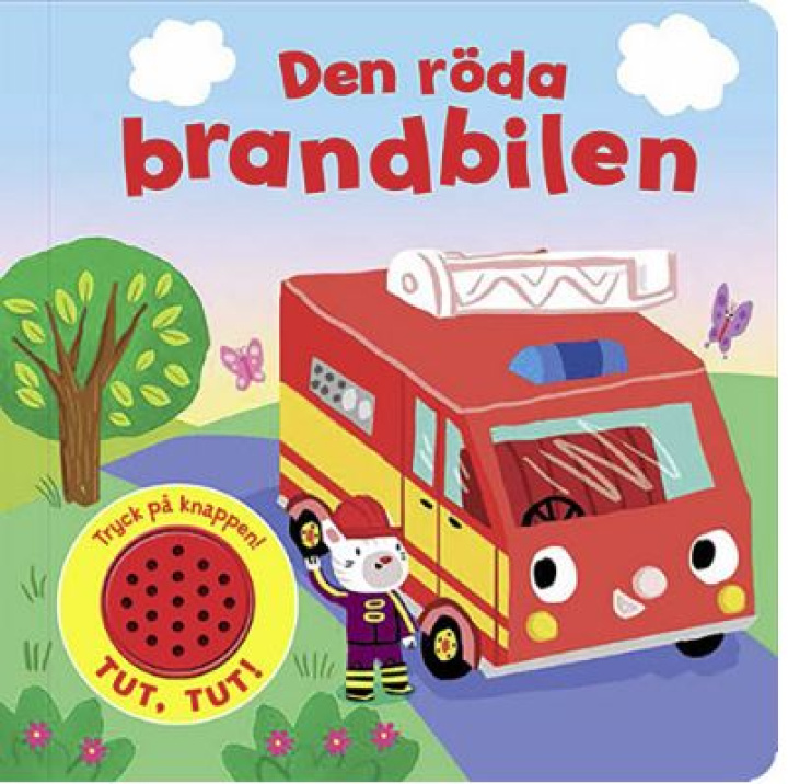 TeddyKompaniet Den röda brandbilen med ljud i gruppen Leksaker / Babylek 0-1 år / Böcker hos Köpbarnvagn (TEKO79338)